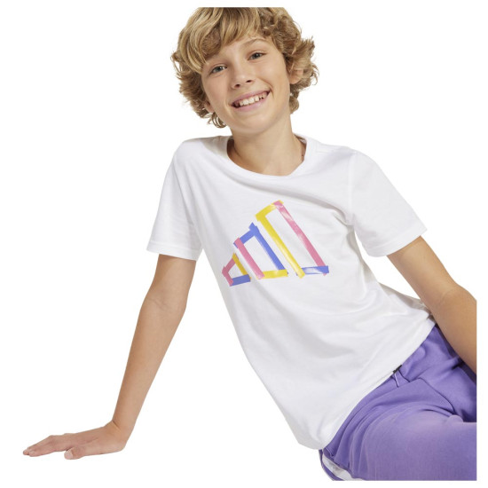 Adidas Παιδική κοντομάνικη μπλούζα Tech Logo Tee
